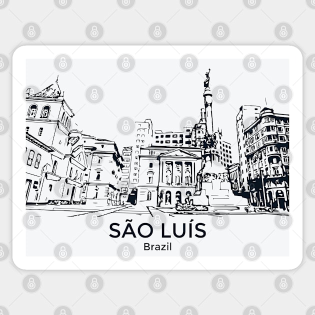 São Luís - Brazil Sticker by Lakeric